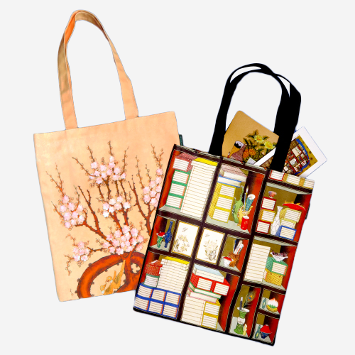 [디자인가안채] 민화 그림 천가방 우리문화 에코백