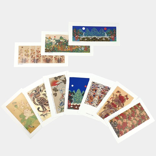 [디자인가안채] 민화 엽서(포스트카드) 10종