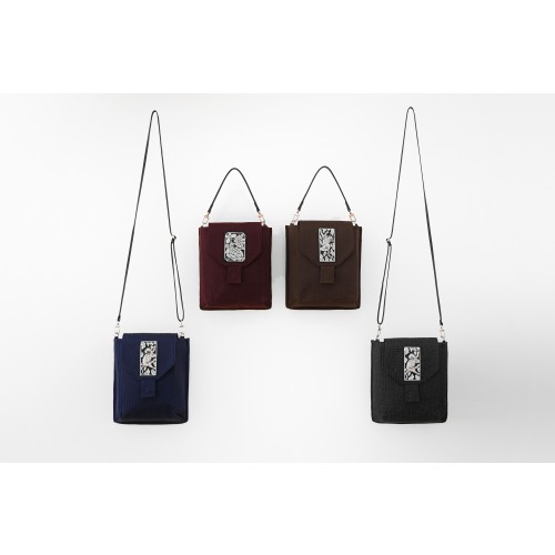 [수인] 전통 누비 자수 크로스백