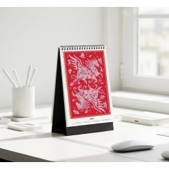 [오색찬란코리아] 2026 탁상달력