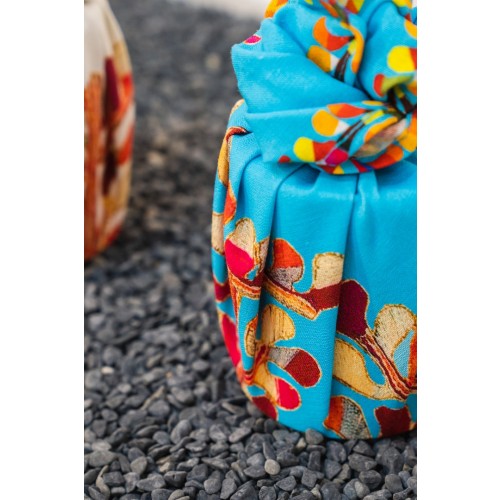 [깁스토리랩] 강릉자수 화목문 린넨보자기