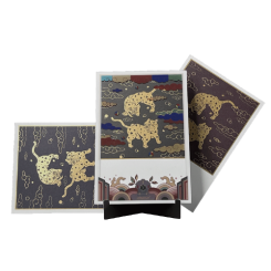 [미미달] 쌍호 흉배 액자 엽서