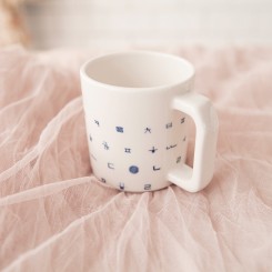 [소로시] 한글 패턴 쉼머그(자음 하단 라인 / 자음 도트)