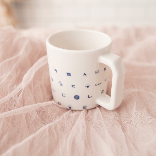 [소로시] 한글 패턴 쉼머그(자음 하단 라인 / 자음 도트)